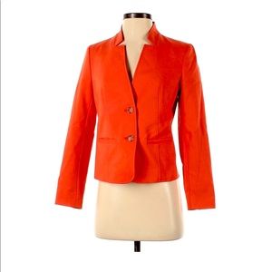 Like new Ann Taylor Bright Red Orange Work Blazer
